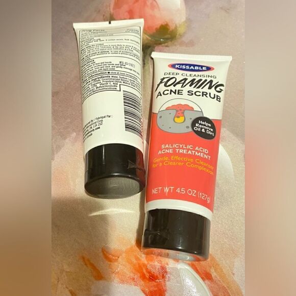 🛍️2 Kissable Deep Cleaning Foaming Acne Scrub Salicylic Acid Acne treatment 💥 - Picture 5 of 11